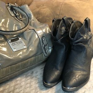 Shiny Like New Guess Handbag